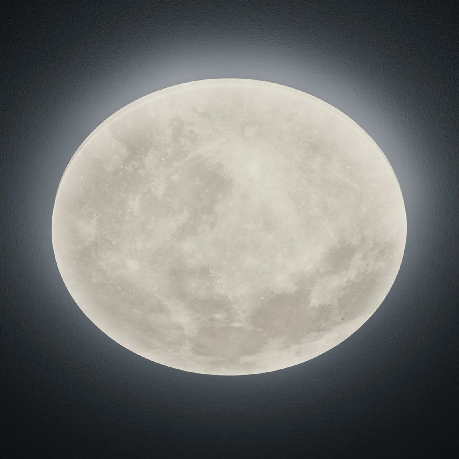 Plafoniera LED Lunar con telecomando, 40 cm